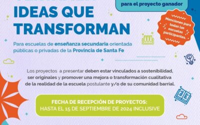 Certamen “Ideas que transforman”!